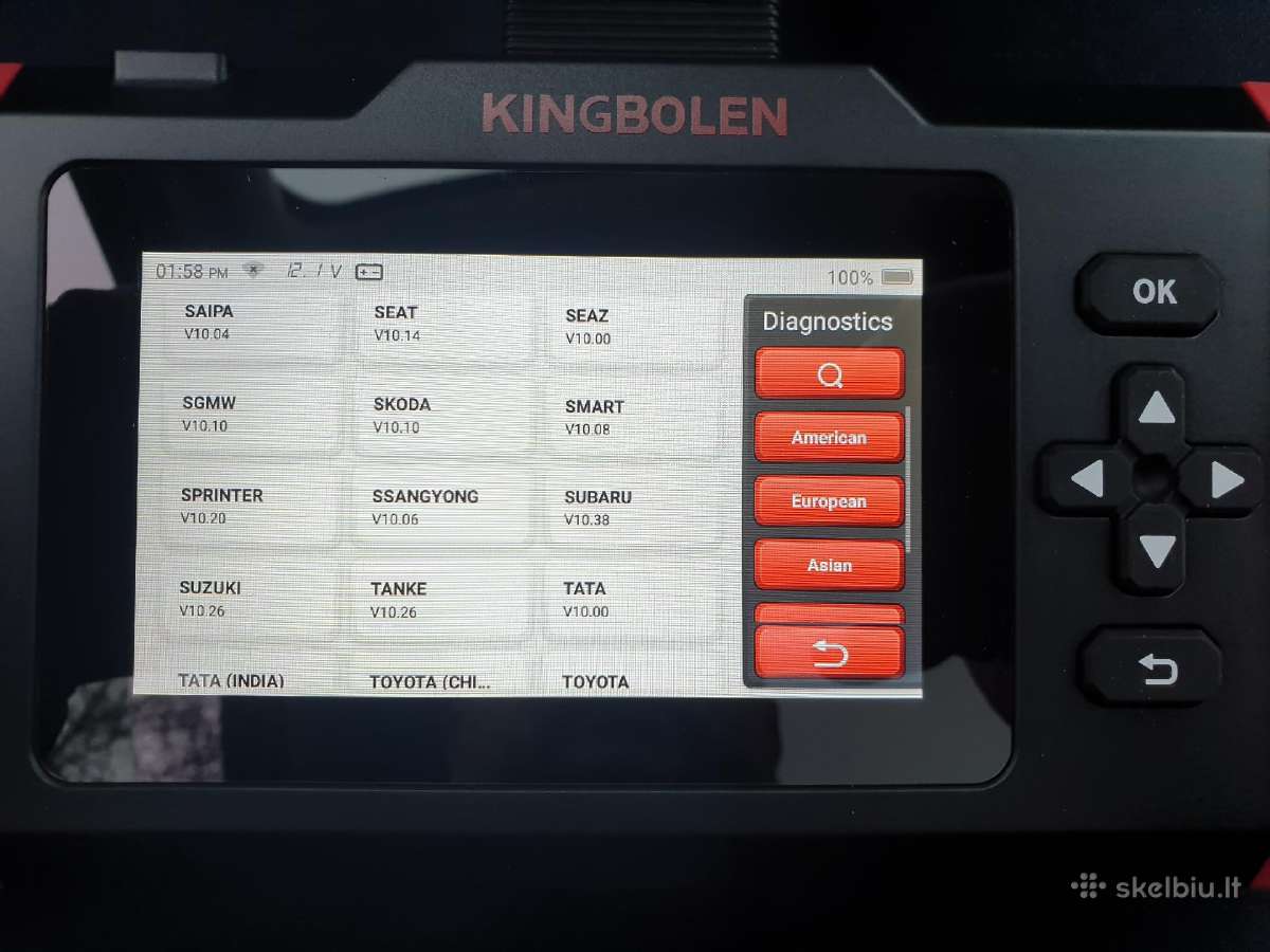 Diagnostikos skaneris Obd2 Kingbolen S800 WiFi - nuotraukos Nr. 12