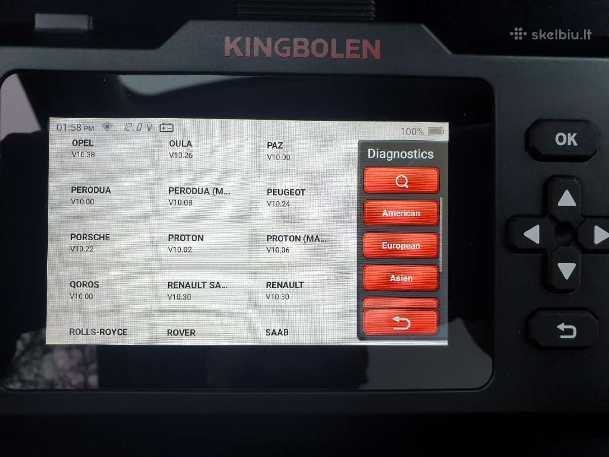 Diagnostikos skaneris Obd2 Kingbolen S800 WiFi - nuotraukos Nr. 13