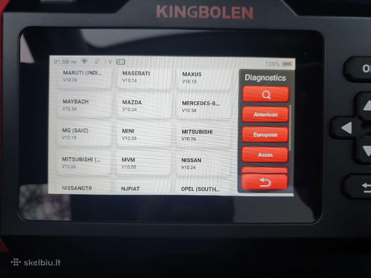 Diagnostikos skaneris Obd2 Kingbolen S800 WiFi - nuotraukos Nr. 14