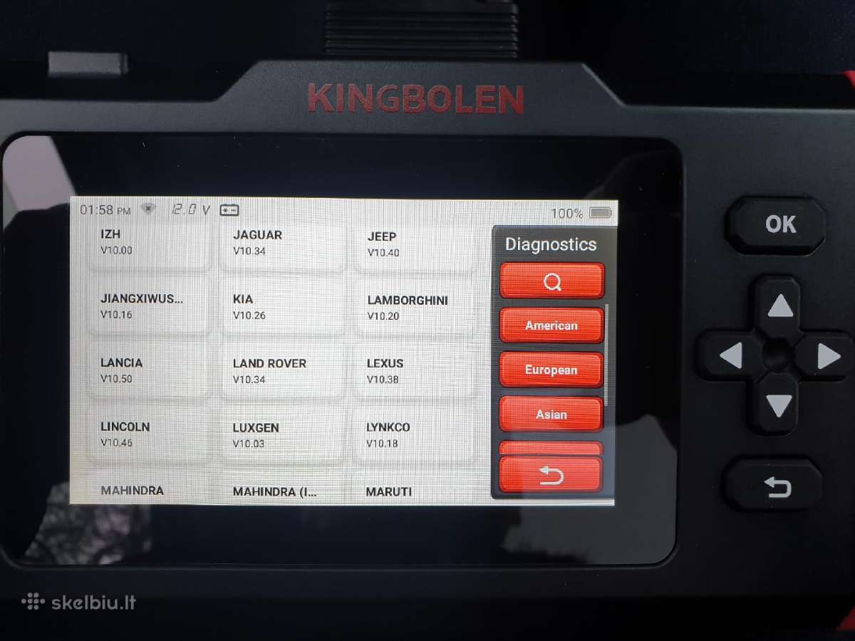 Diagnostikos skaneris Obd2 Kingbolen S800 WiFi - nuotraukos Nr. 15