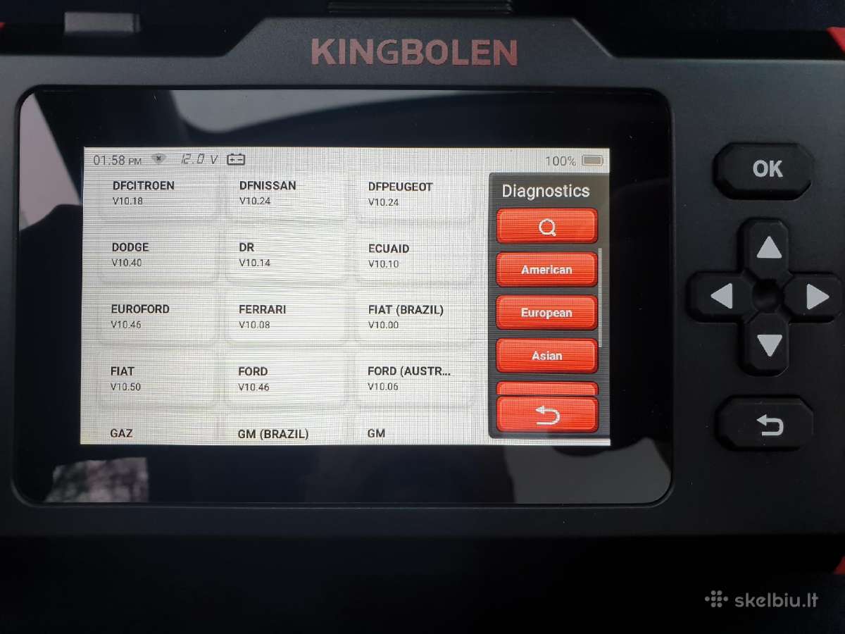 Diagnostikos skaneris Obd2 Kingbolen S800 WiFi - nuotraukos Nr. 17