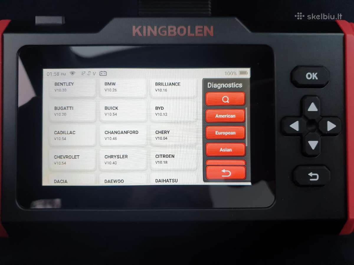 Diagnostikos skaneris Obd2 Kingbolen S800 WiFi - nuotraukos Nr. 18