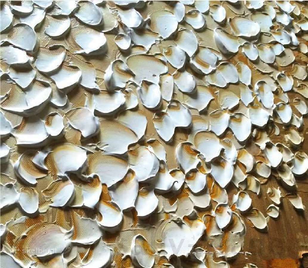 2 Modernūs Tapyba Aliej.dažais Ant Drobės Paveiksl - nuotraukos Nr. 5