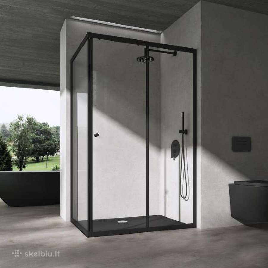 Kampiniai dušai 6-8mm grūdinto stiklo nuo 351eur - nuotraukos Nr. 7