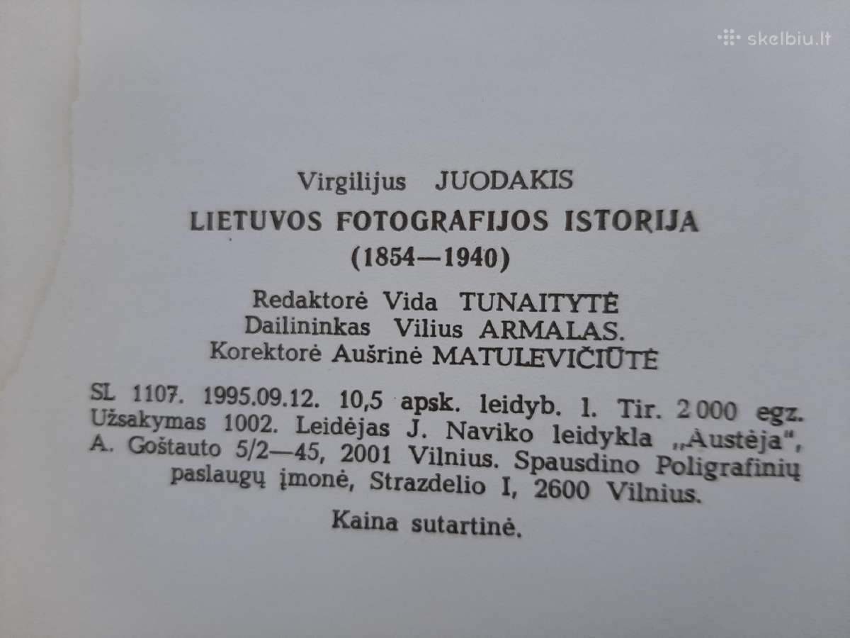 Lietuvos Fotografijos Istorija 1854-1940 - nuotraukos Nr. 14