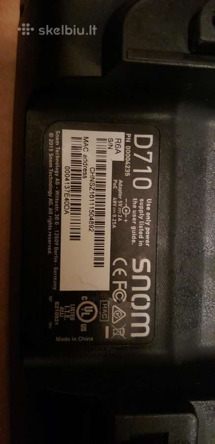 Ip telefonai Snom D715 ir D710 - nuotraukos Nr. 4
