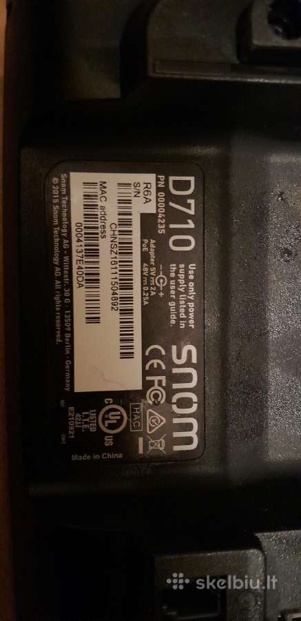 Ip telefonai Snom D715 ir D710 - nuotraukos Nr. 5