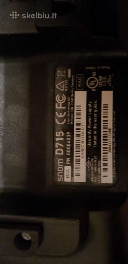 Ip telefonai Snom D715 ir D710 - nuotraukos Nr. 8