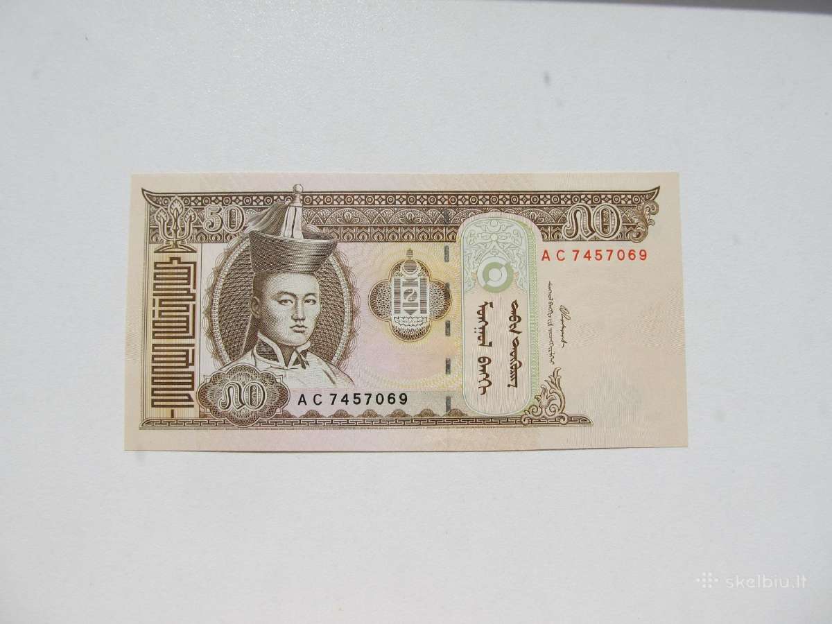 50 tugriku , Mongolija , 2000 unc
