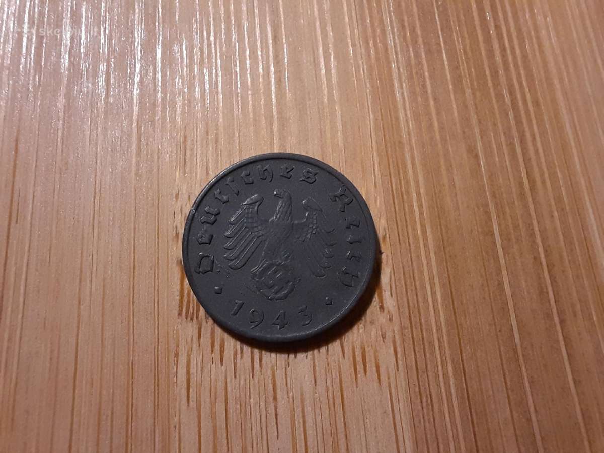 1 reichspfennig 1943 G - Vokietija - nuotraukos Nr. 2