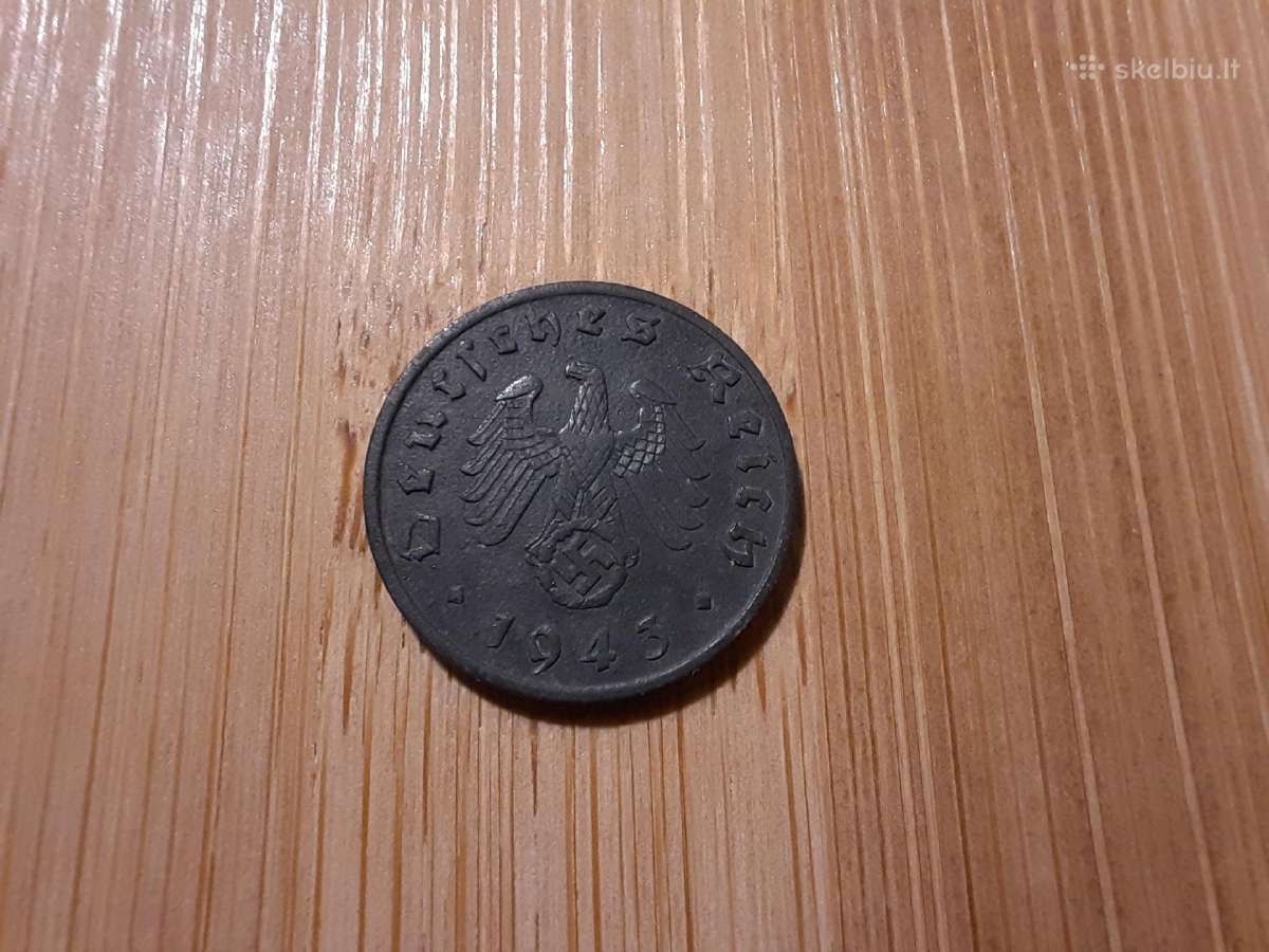 1 reichspfennig 1943 A - Vokietija - nuotraukos Nr. 2