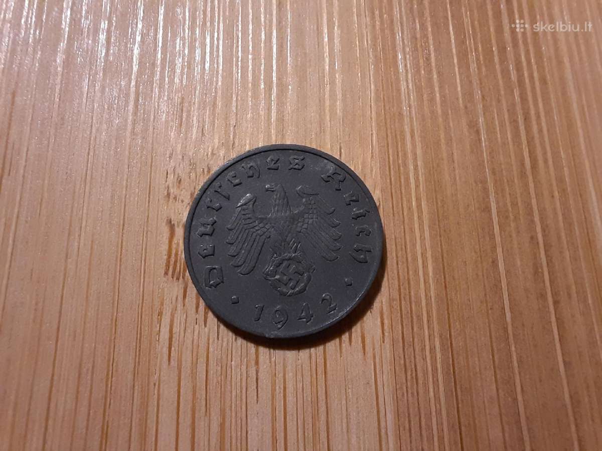 1 reichspfennig 1942 F - Vokietija - nuotraukos Nr. 2