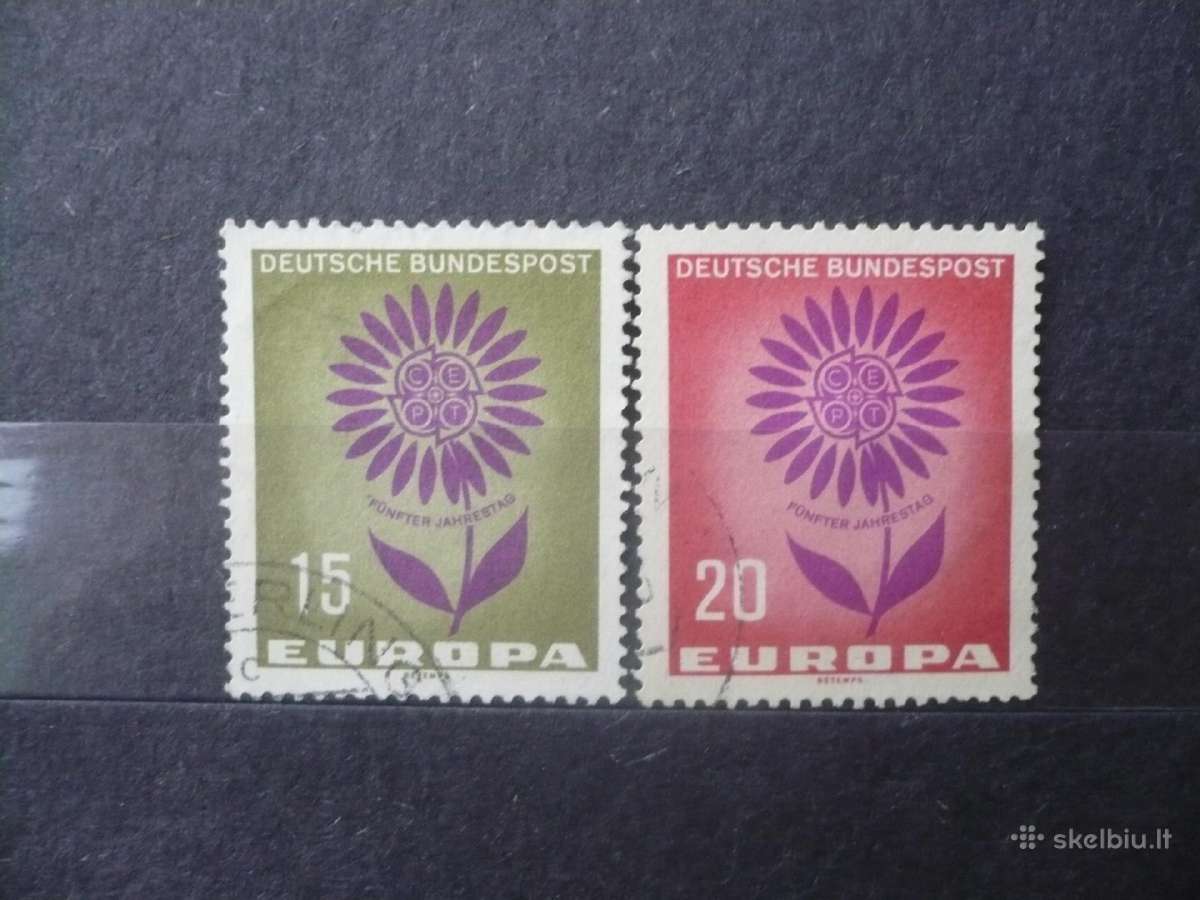 1964 metų Europa pašto ženklai