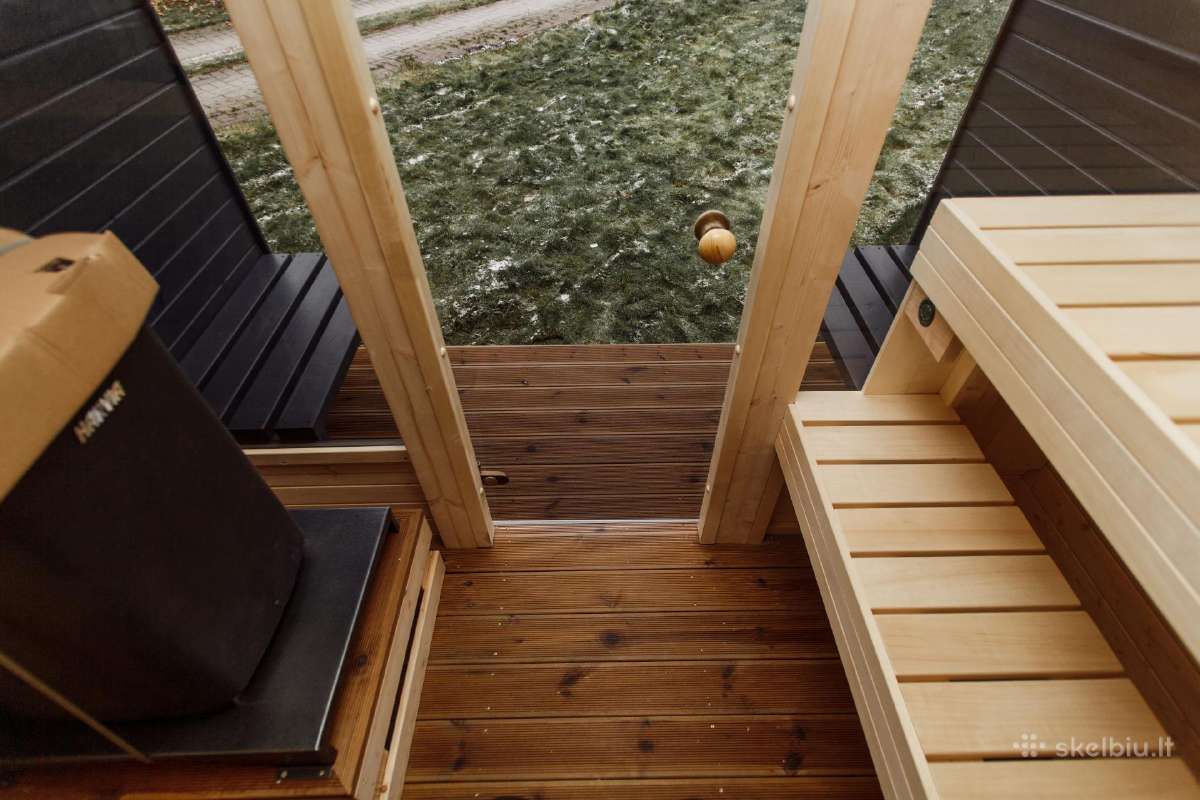3m Cube pirtis su terasėle - nuotraukos Nr. 15