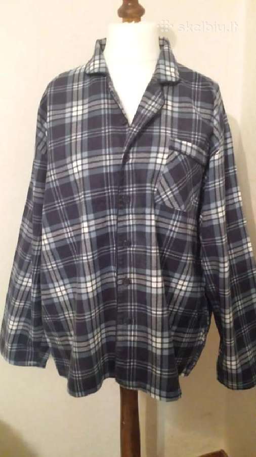 Vyriskos pizamos virsus. 2xl-3xl,60-62dydis,medvil