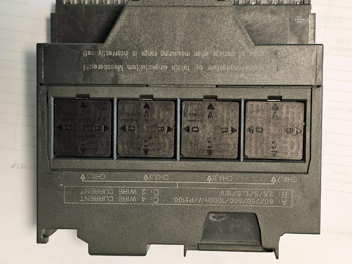 Siemens Simatic S7 6es7 331 7kf02 0ab0 analoginis