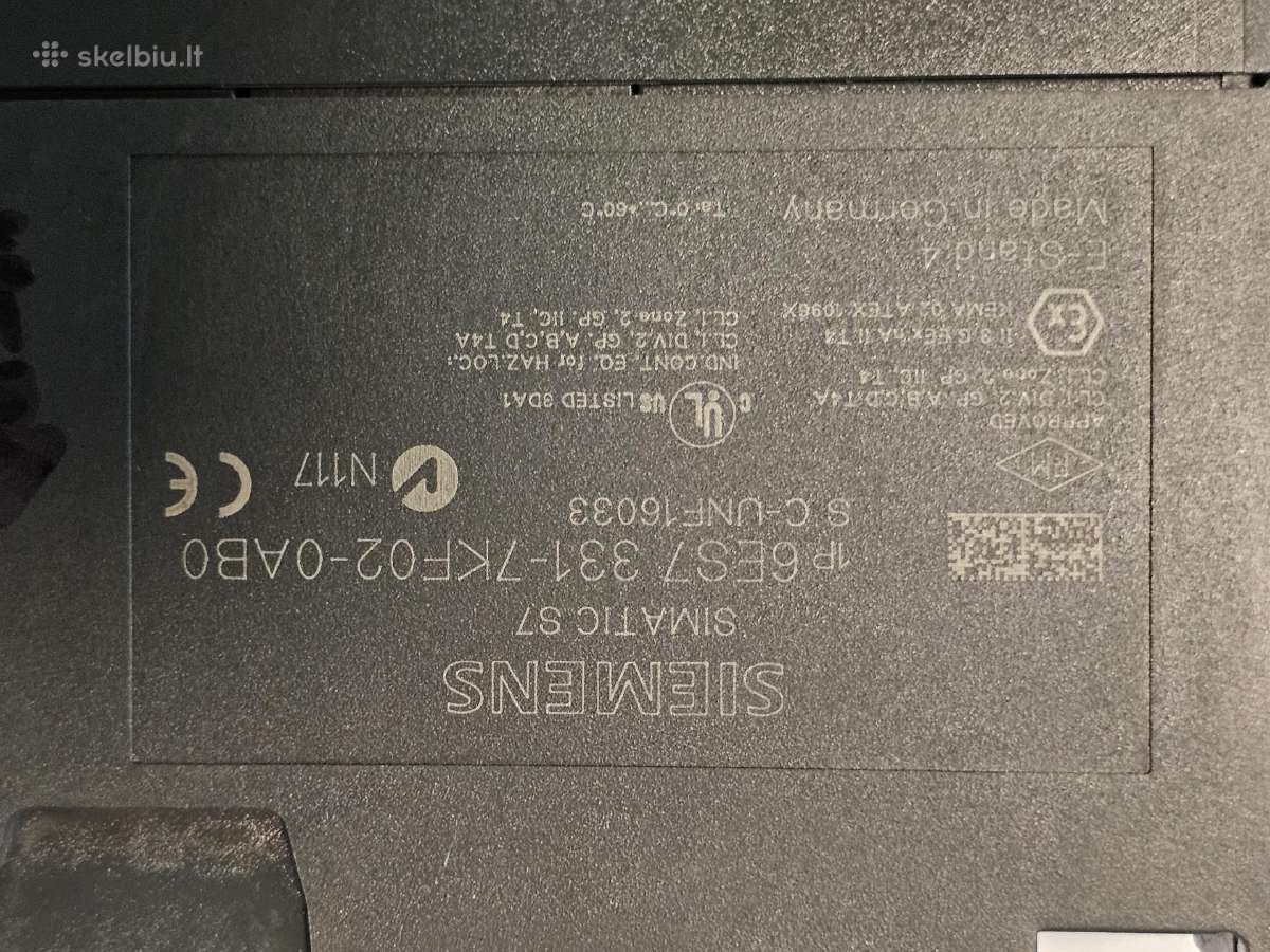 Siemens Simatic S7 6es7 331 7kf02 0ab0 analoginis - nuotraukos Nr. 2