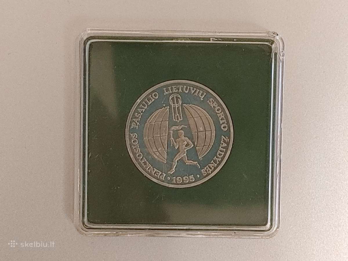 1995 10 litų - Pasaulio lietuvių sporto žaidynės - nuotraukos Nr. 3