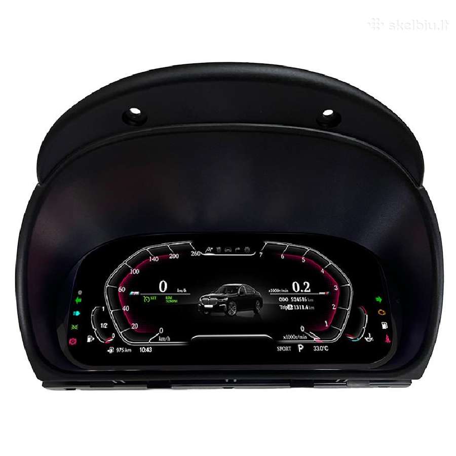 Bmw E60/e61/e63/e64 LCD skaitmeninis spidometras - nuotraukos Nr. 3