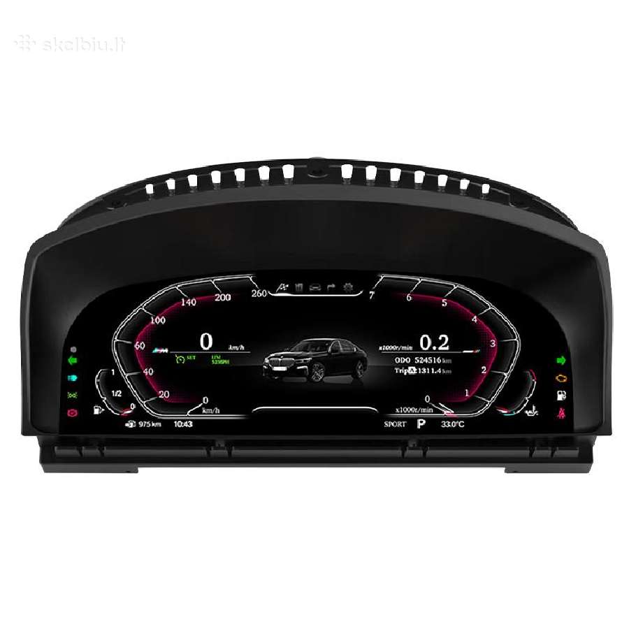 Bmw E65 E66 LCD skaitmeninis spidometras - nuotraukos Nr. 3