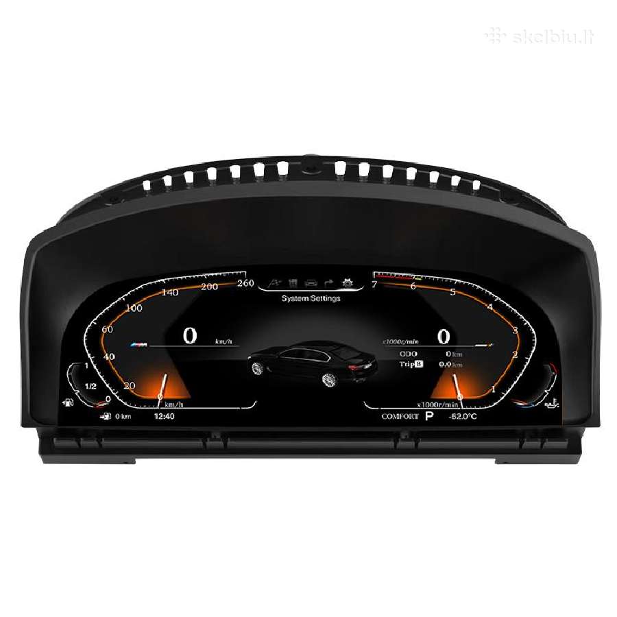 Bmw E65 E66 LCD skaitmeninis spidometras - nuotraukos Nr. 6