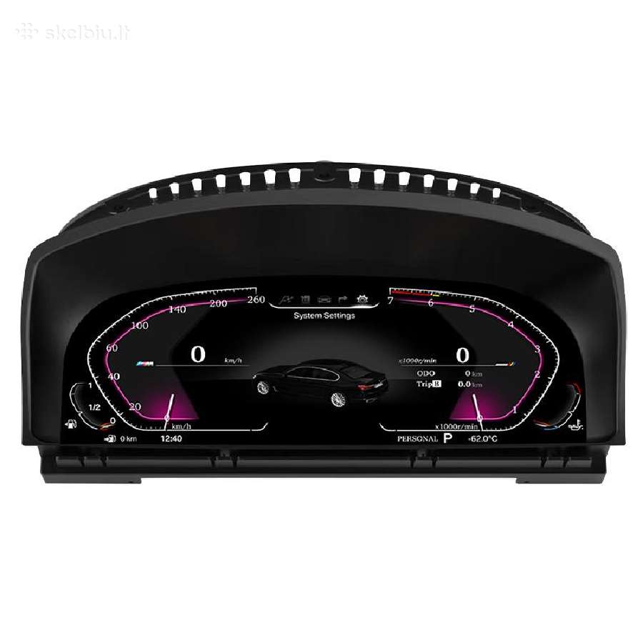 Bmw E65 E66 LCD skaitmeninis spidometras - nuotraukos Nr. 8