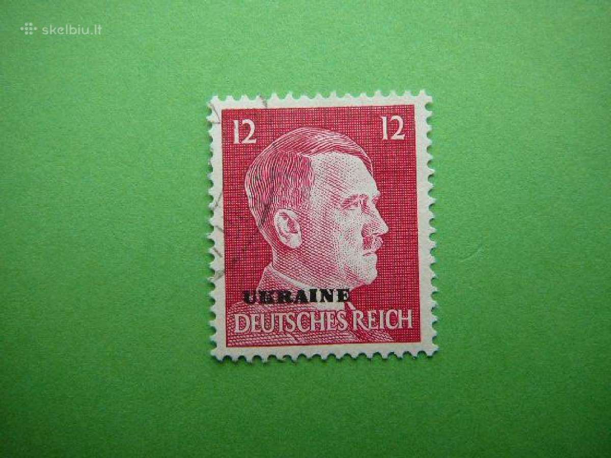 Ostland Vokietija Ukraina 12pf 1941 antsp ostu118a