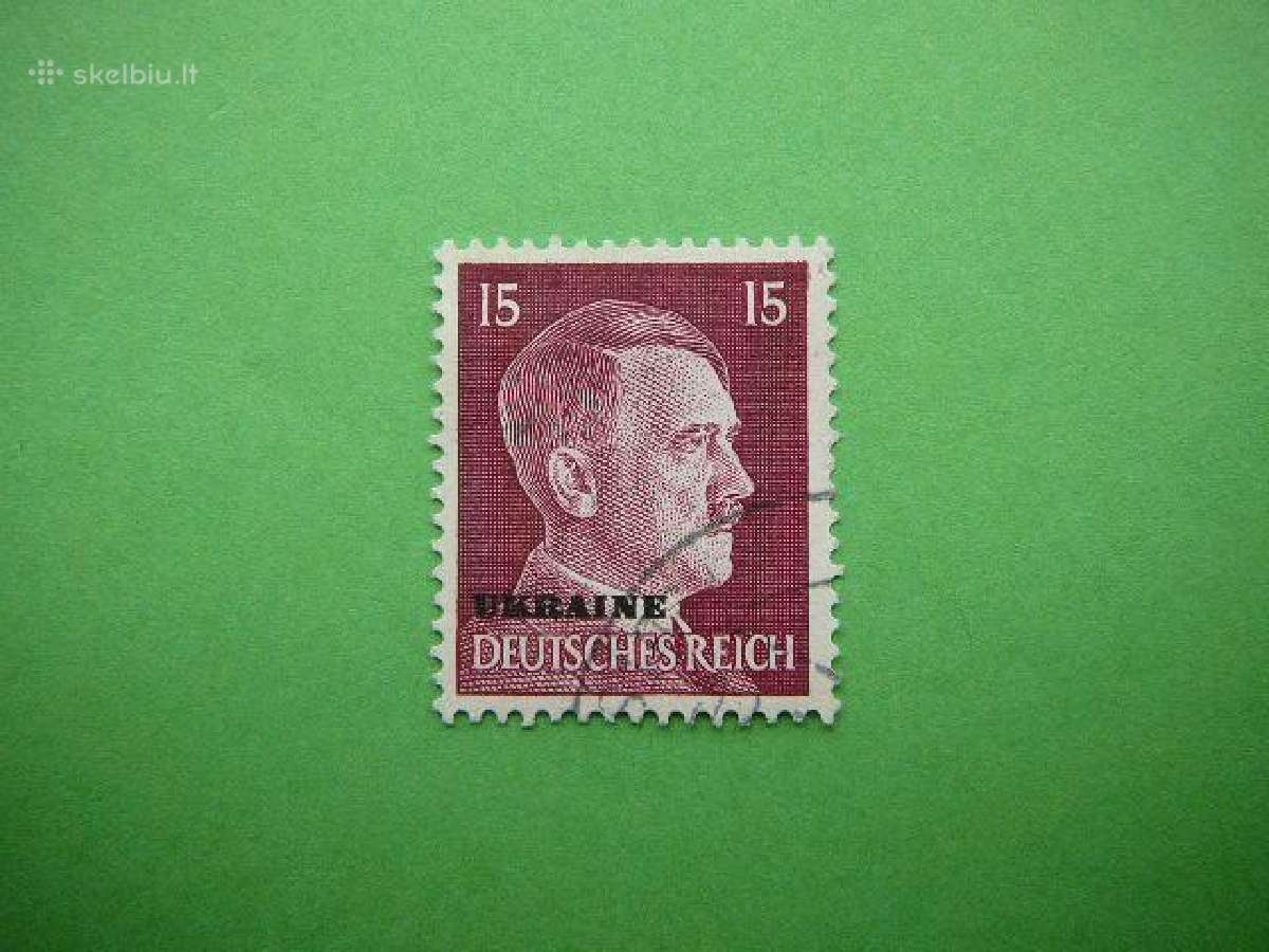 Ostland Vokietija Ukraina 15pf 1941 antsp ostu119a