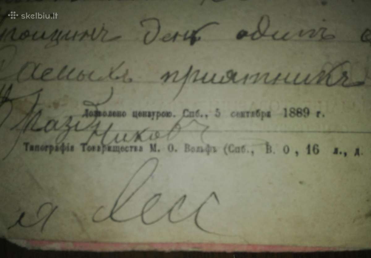 Antikvarinė Рейнеке-лисъ Вольганга Гёте 1889 m. - nuotraukos Nr. 4