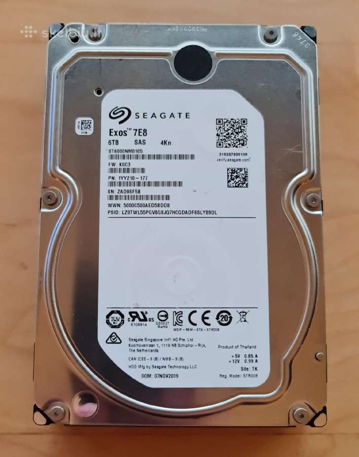 3.5" Sas HDD 73gb-600gb 1tb-10tb 12tb-32tb - nuotraukos Nr. 15