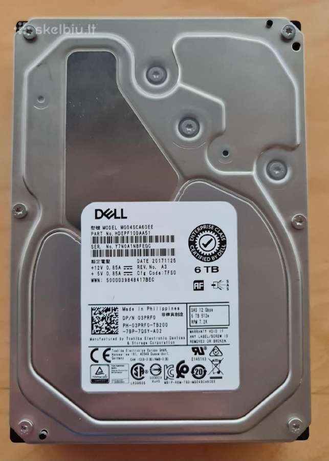 3.5" Sas HDD 73gb-600gb 1tb-10tb 12tb-32tb - nuotraukos Nr. 16