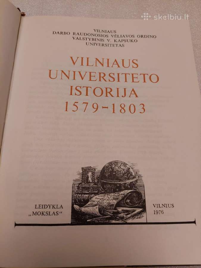 Vilniaus universiteto istorija 1579-1803 - nuotraukos Nr. 2