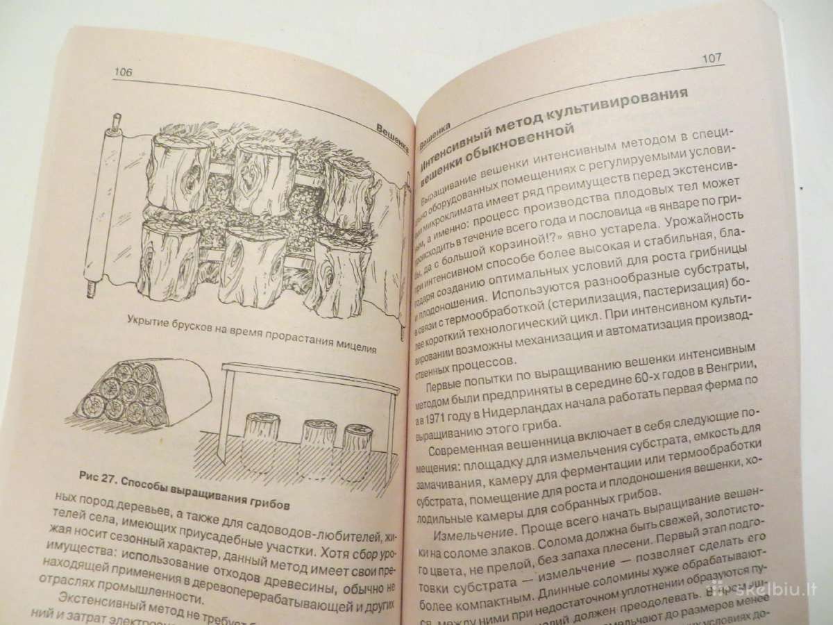 Knyga Grybų auginimas šampinjonai šiitake 2003 - nuotraukos Nr. 15