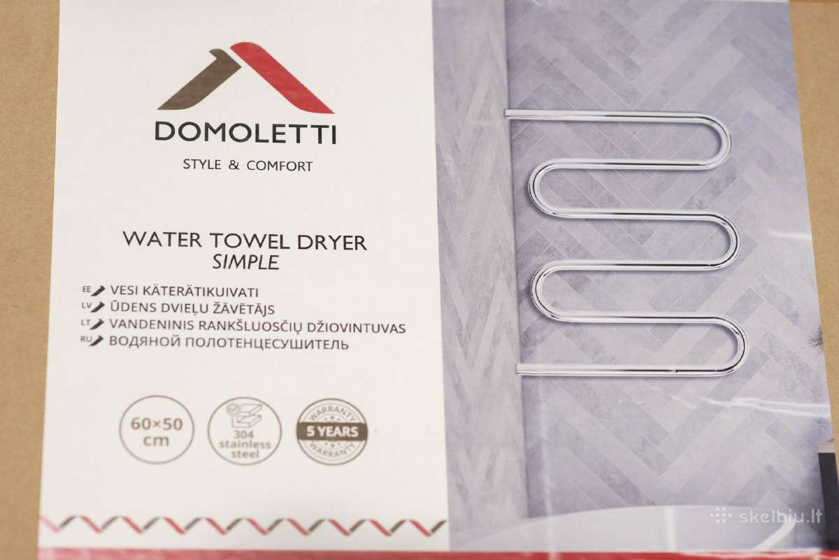 Vandeninis rankšluosčių džiovintuvas Domoletti - nuotraukos Nr. 3