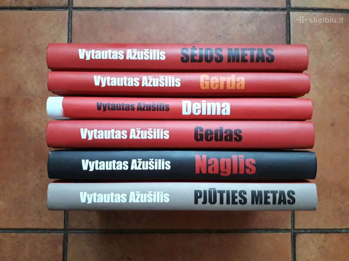 Vytautas Ažušilis "Pilnas šešių romanų ciklas" - nuotraukos Nr. 2
