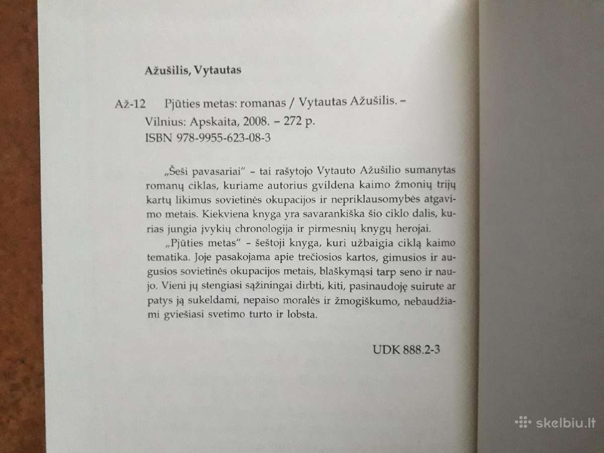 Vytautas Ažušilis "Pilnas šešių romanų ciklas" - nuotraukos Nr. 25