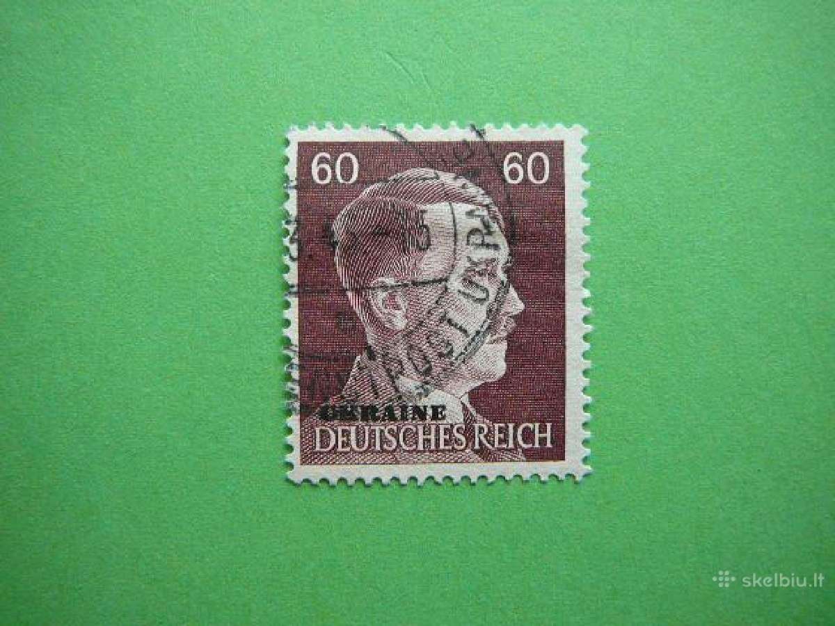 Ostland Vokietija Ukraina 60pf 1941 antsp ostu127a