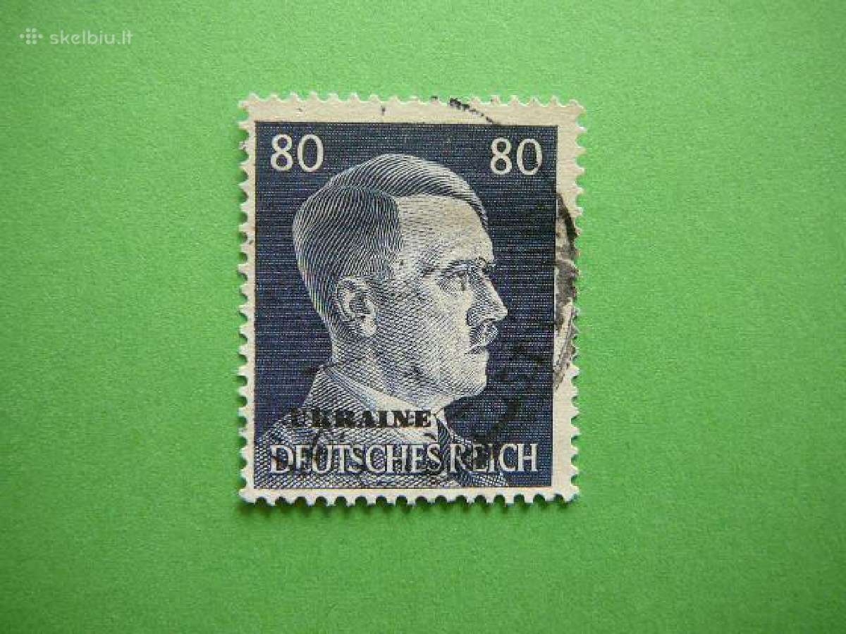 Ostland Vokietija Ukraina 80pf 1941 antsp ostu128a