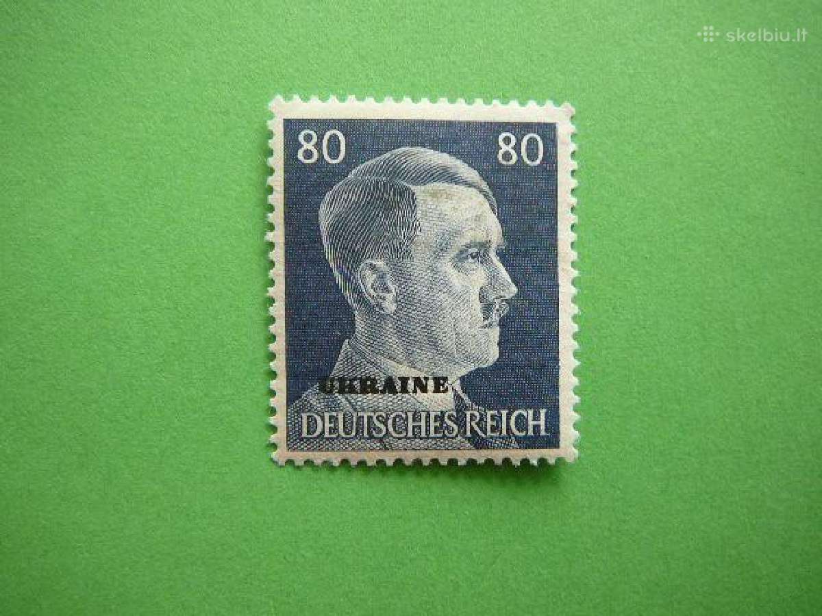 Ostland Vokietija Ukraina 80pf 1941 Mlh ostu128p