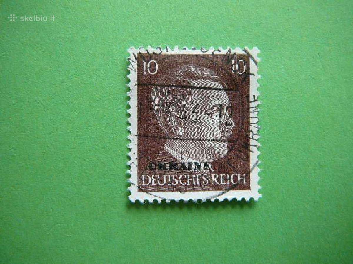 Ostland Vokietija Ukraina 10pf 1941 antsp ostu129a