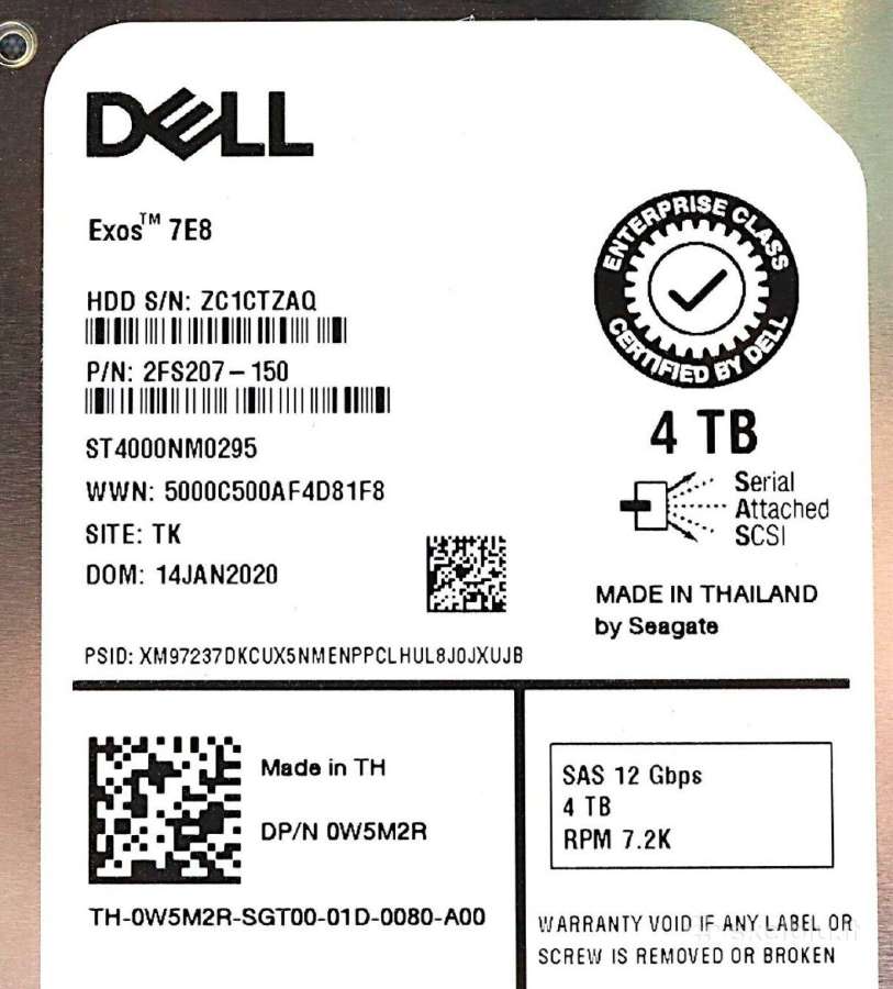 3.5" Sas HDD 73gb-600gb 1tb-10tb 12tb-32tb - nuotraukos Nr. 11