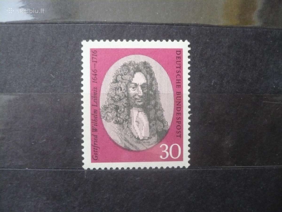 1966 m. 250-osios G.w.leibnizo mirties metinės Mhn