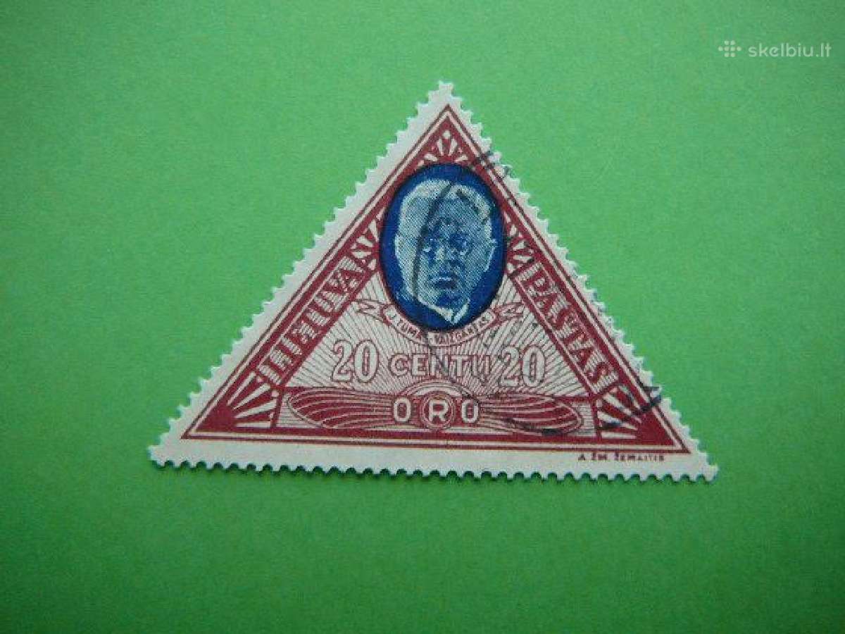 Lietuva 1933 J. T. Vaizgantas antsp. lit375aa