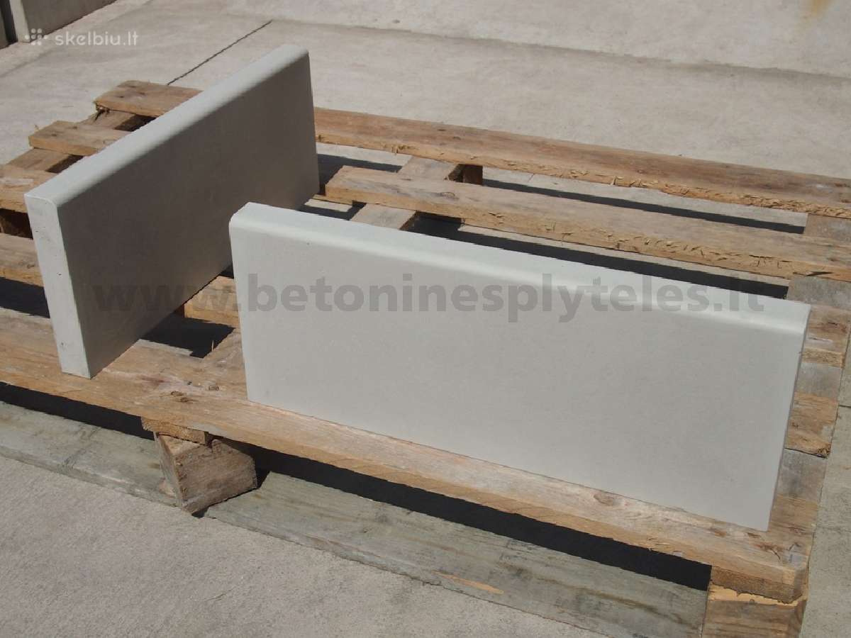 Betono plytelės, borteliai, tvorų kepurės, latakai - nuotraukos Nr. 12