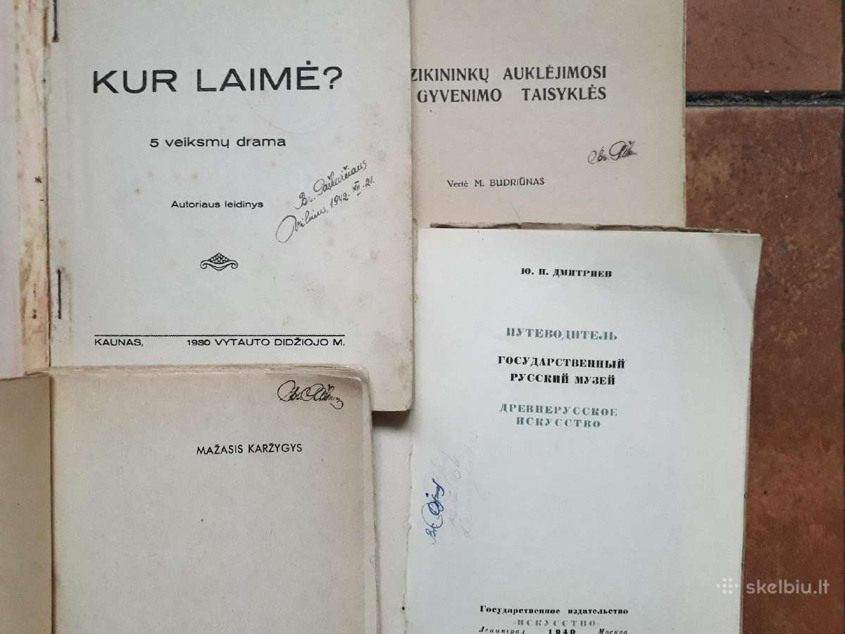 Dukart Vyčio kryžiaus kavalieriaus autografai