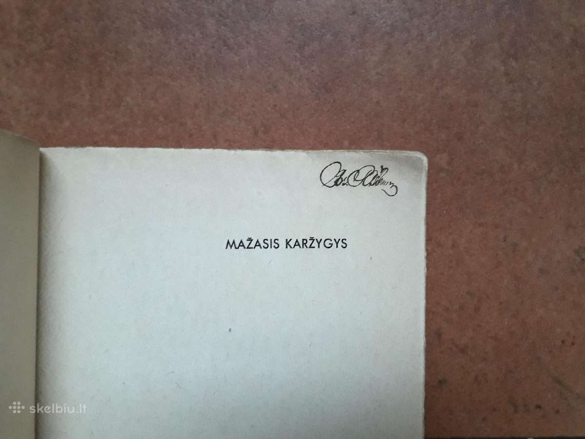 Dukart Vyčio kryžiaus kavalieriaus autografai - nuotraukos Nr. 7