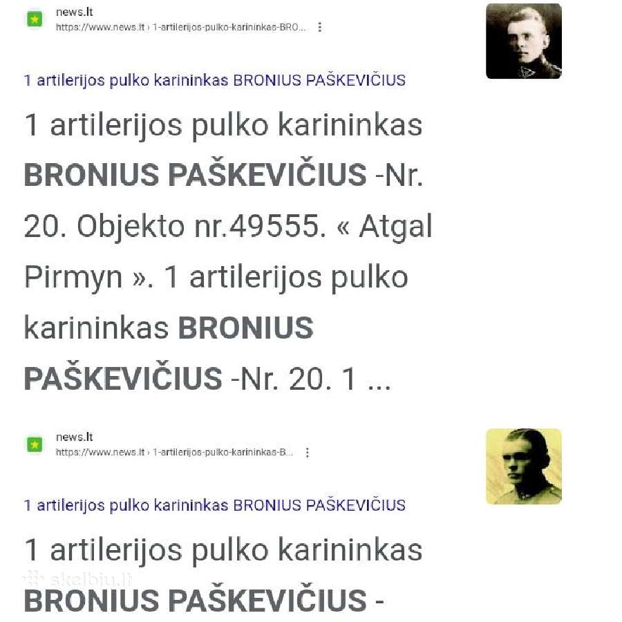 Dukart Vyčio kryžiaus kavalieriaus autografai - nuotraukos Nr. 11