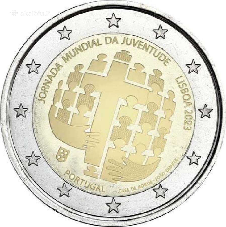 Portugalijos proginės euro monetos - nuotraukos Nr. 6