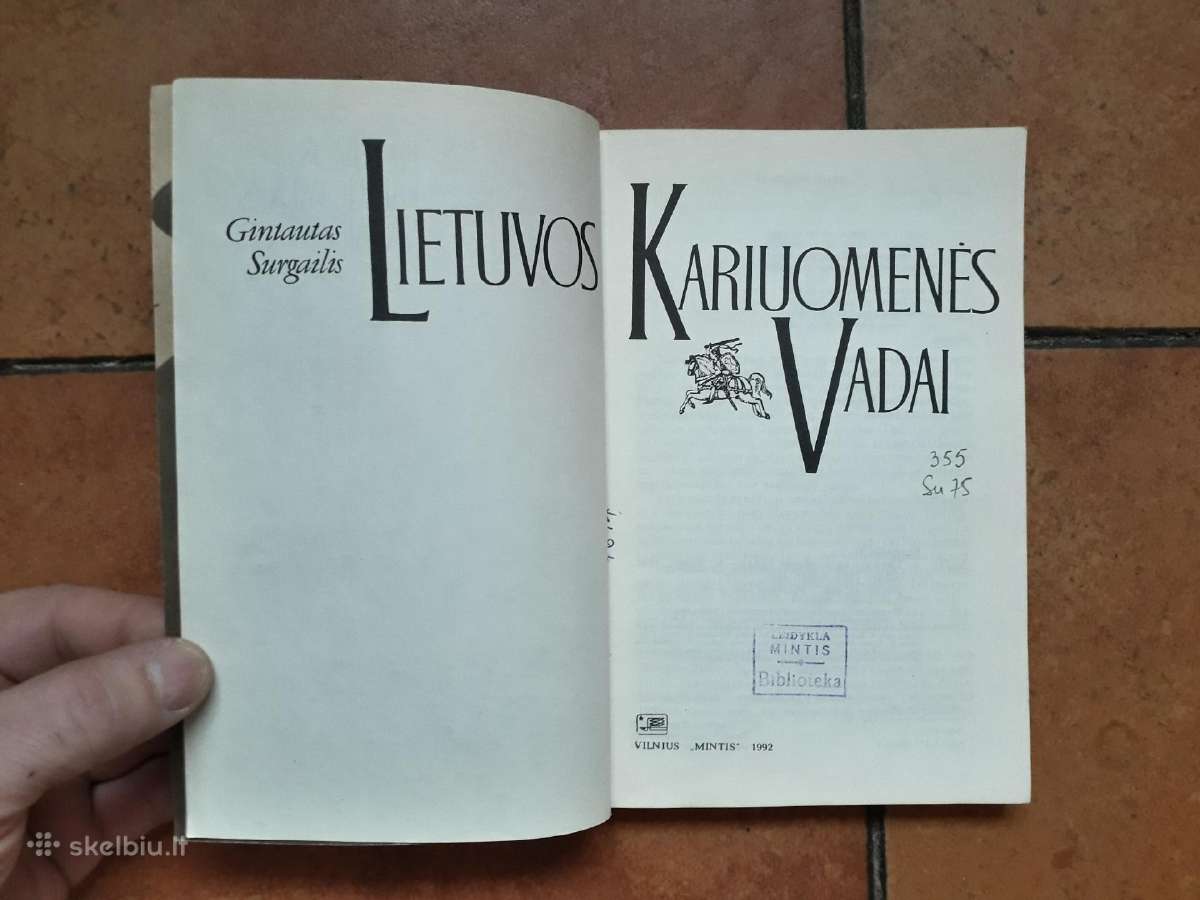 G. Surgailis "Lietuvos kariuomenės vadai" 1990 m - nuotraukos Nr. 3