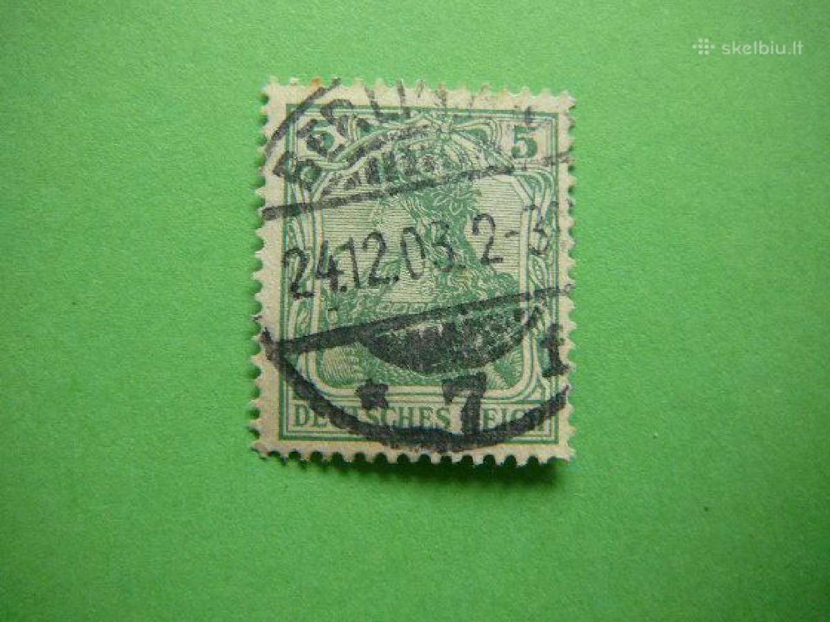Standartai Vokietija 1902 5pf antsp. vkt70a
